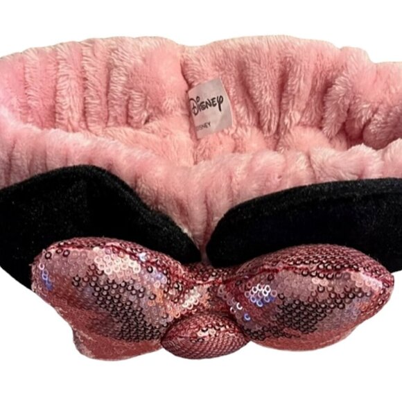 The Creme Shop x Disney Minnie Mouse NWOB Set of 2 Spa Plush Headbands Red Pink - Picture 13 of 13